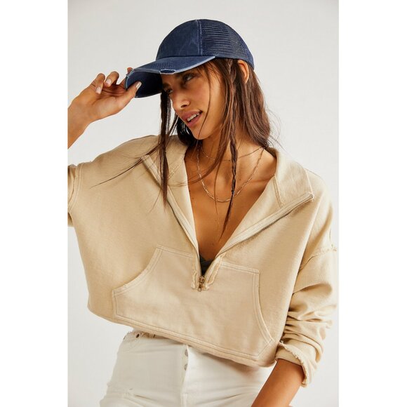 We The Free Kitty Pullover in White Swan - Picture 1 of 16